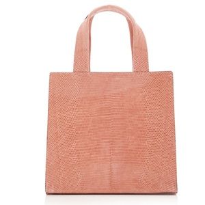 Hunting Season Lizard Mini Tote in Salmon